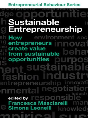 cover image of Sustainable Entrepreneurship